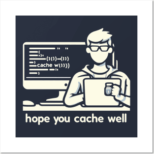 i hope you cache well Posters and Art